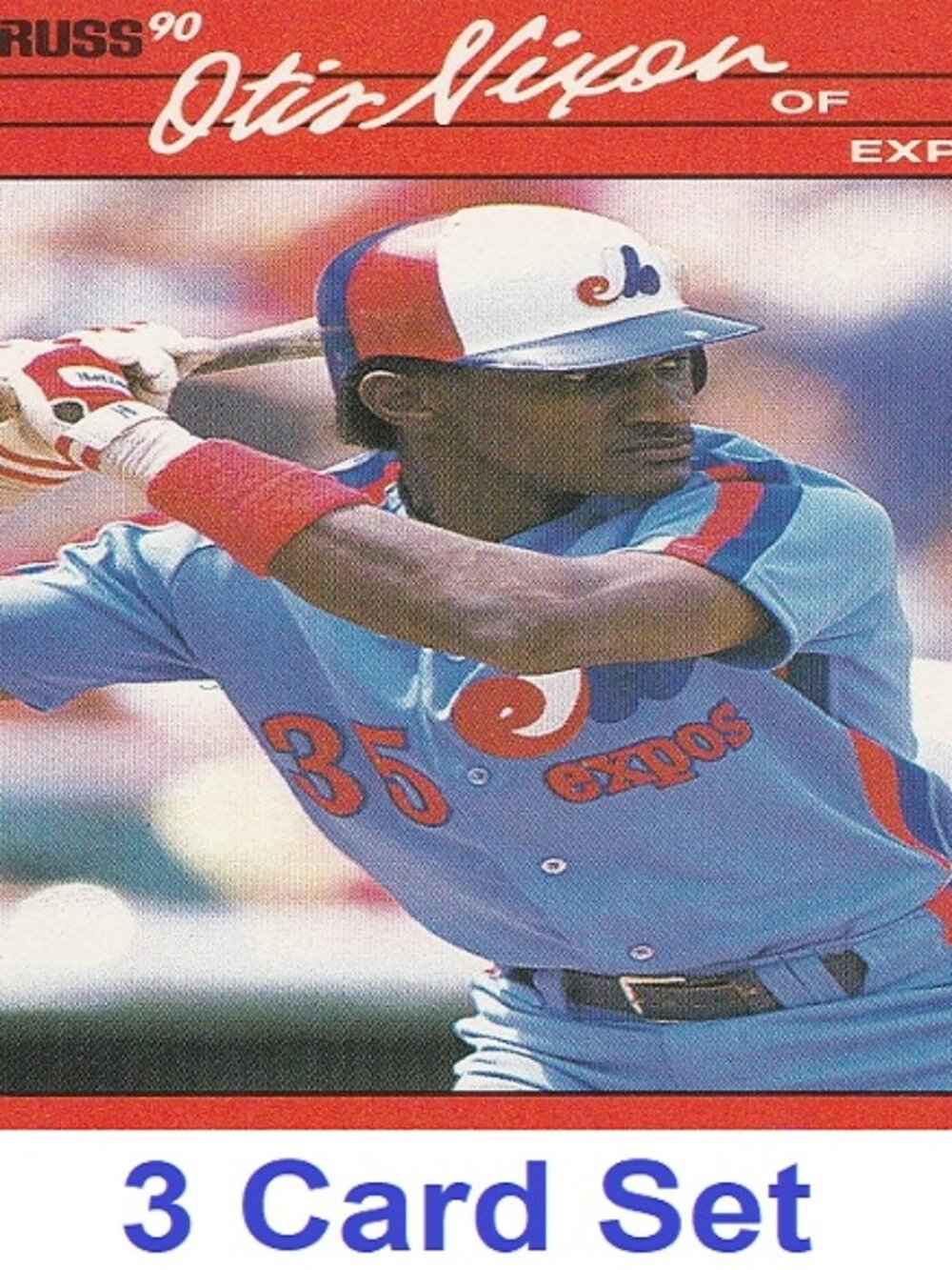 Otis Nixon Baseball Card Collection
